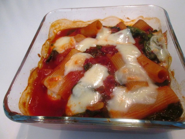 Pastagratin med Chorizo og Mozzarella