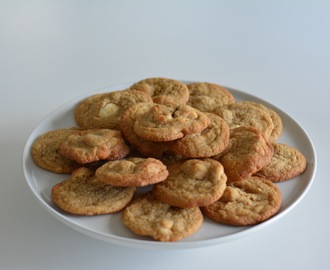 Hvid chokolade og macadamianødder Cookies