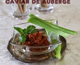 Opskrift på sund grøntsagsdip - Caviar de Auberge eller aubergine creme