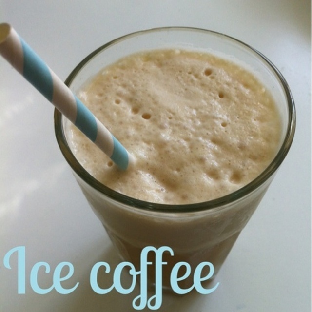 Homemade ice coffee