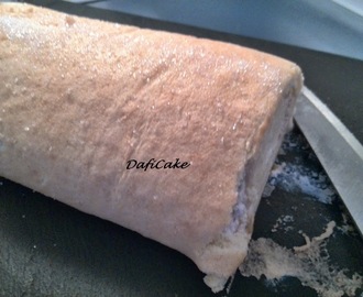 Roulade med rabarber