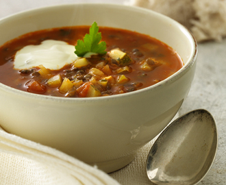 Linsesuppe med squash