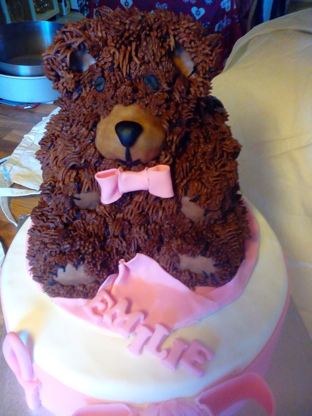 Teddy cake til Emilie 4 år