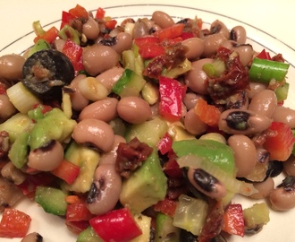 Frokost salat med bønner