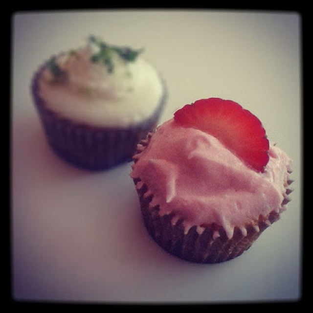 Strawberry Daiquiri cupcakes