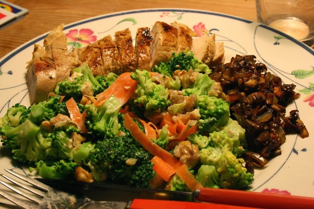 Aftensmad: Kylling, broccoli og svampe