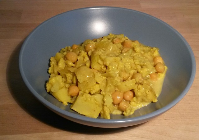 Curry med kikærter