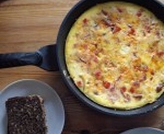 Spansk chorizo omelet