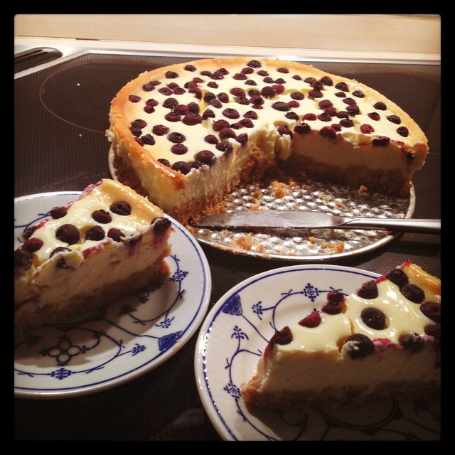 Cheesecake med blåbær {New York Style - again..}