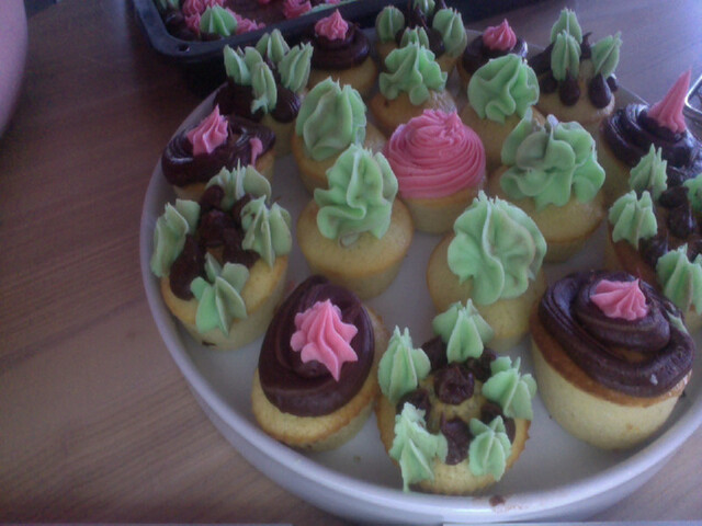 vanillie muffins (cupcakes)