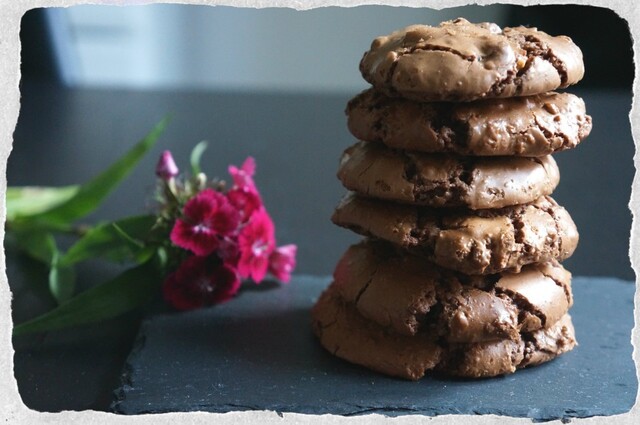 Chocolate-chocolate chip cookies