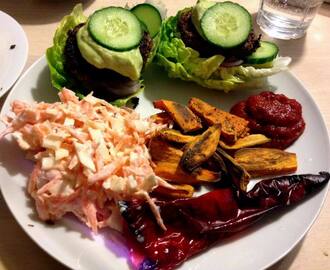 Inspiration til lynhurtig og lowcarb aftensmad: burger aften!