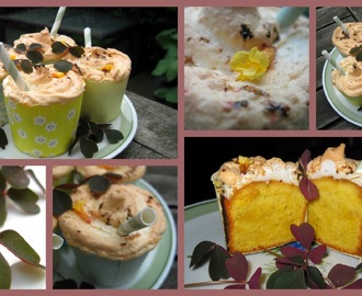 Citroncupcakes med Anis bolcher og Marengs topping :)