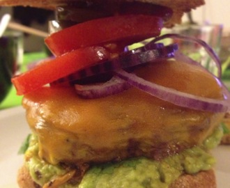 Hjemmelavet mexicansk burger