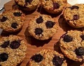 Morgenmad muffins med banan og kokos