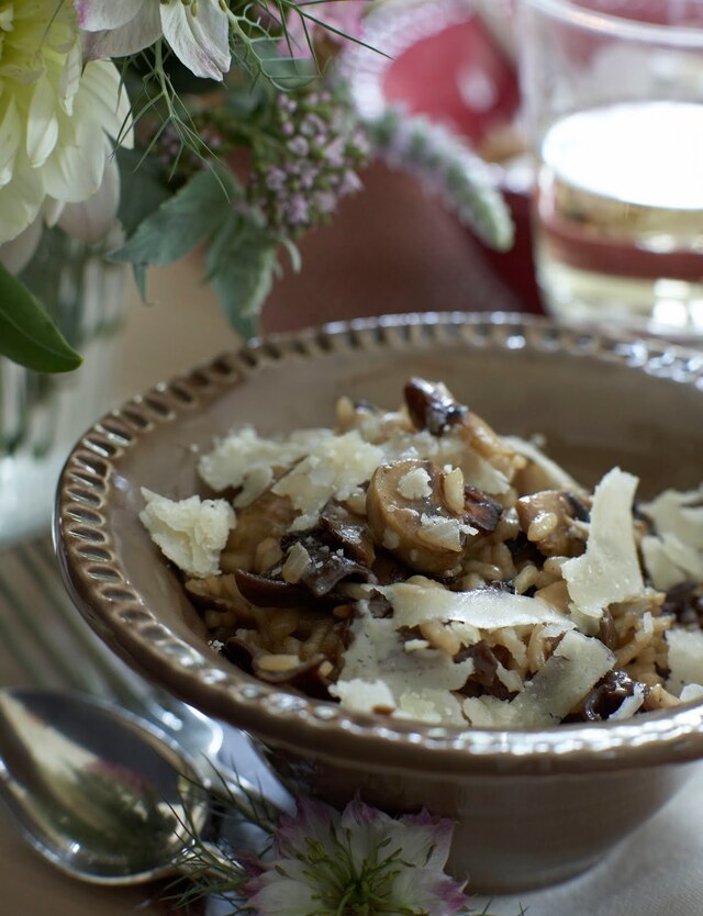 Risotto med skovsvampe