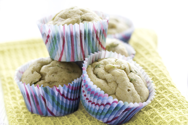 Banan avokado muffins