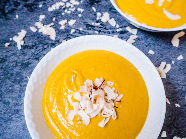 Gulerodssuppe - Opskrift på sund gulerodsuppe - antiinflammatorisk suppe