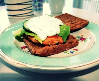 Salmon steak (burgers)