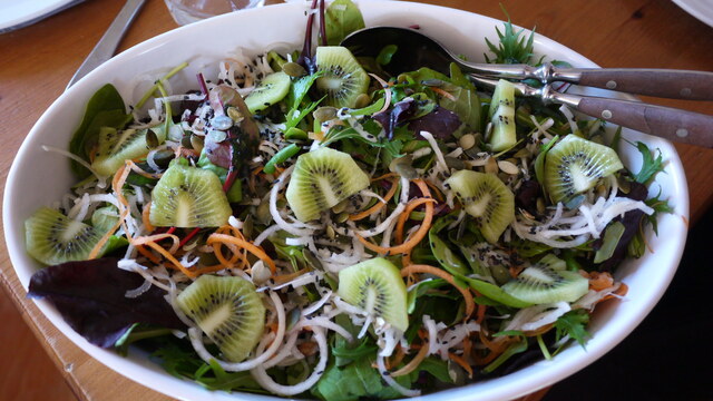 Salat med spiraler