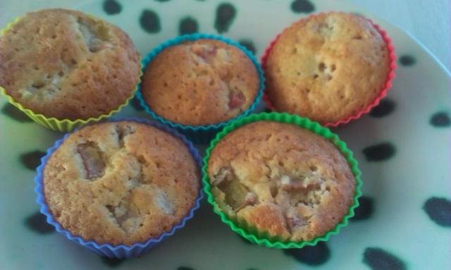 Rabarbermuffins