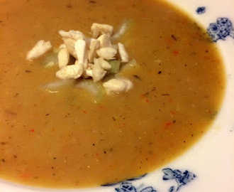 Krydret Kartoffelsuppe med mandelknas