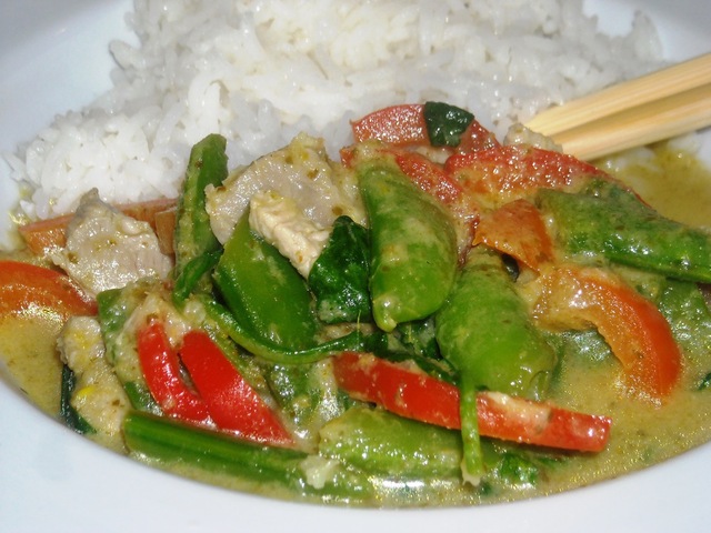 Thai Curry med Svinekød