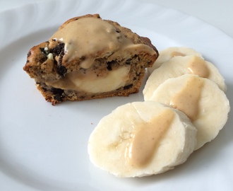 Cookies and cream bananmuffin