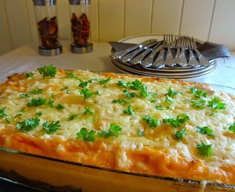 Shepherds pie - Gjeterens pai med søtpotet !