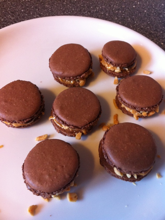 Lækre Snickers Macarons