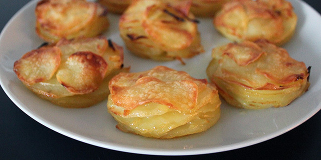 Kartofler i muffinsforme