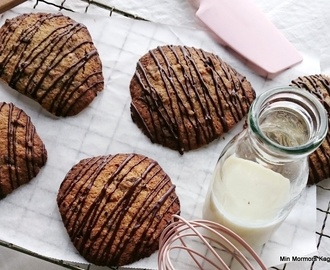 Glutenfri cookies med chokolade og pekannødder