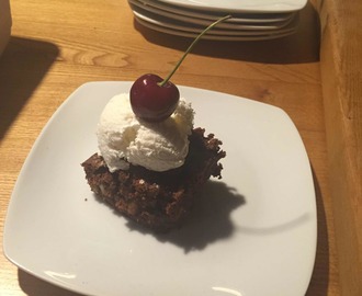 Brownies med valnødder 