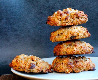 Tykke havregrynscookies med dulcey chokolade og havsalt