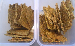 Flax crackers