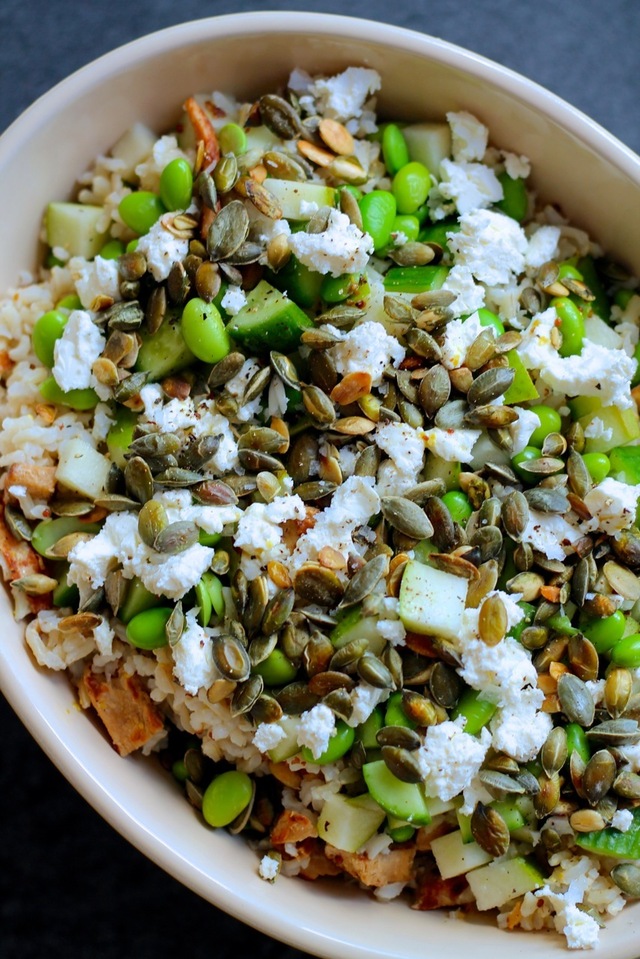 Sund, mættende og nem salat til madpakke/frokost