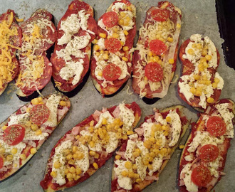 Aubergine-"pizza"