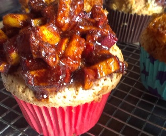 Muffinseksperimenter - drømmekage, blåbær, æblekanel med rosenvand