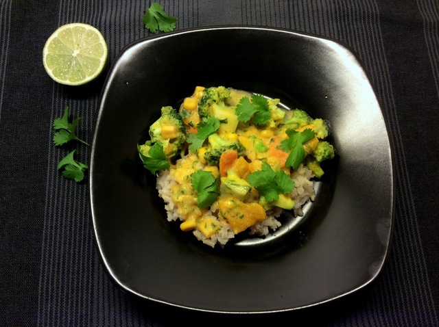 Efterårsmad: Dejlig curry med hokkaido og broccoli
