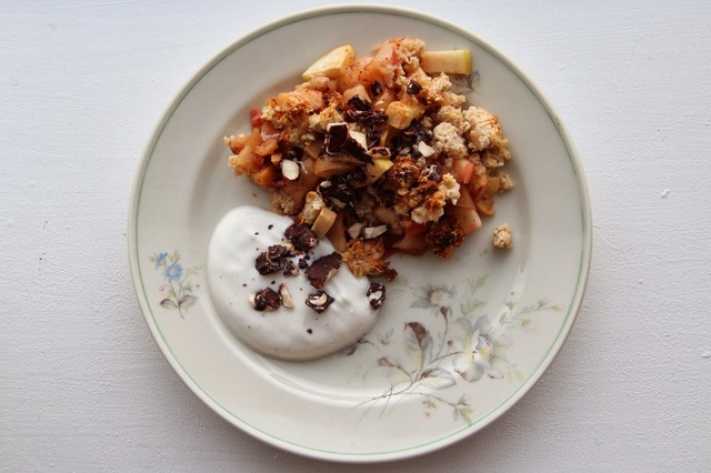 The Easiest Apple Crumble