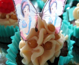 Mini cupcakes med Disney prinsesser!