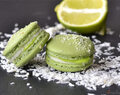 Coconut Lime Macarons (Coconut White Chocolate Ganache) Recipe