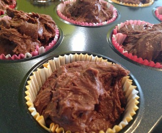 Chokolade Cupcakes med lakrids