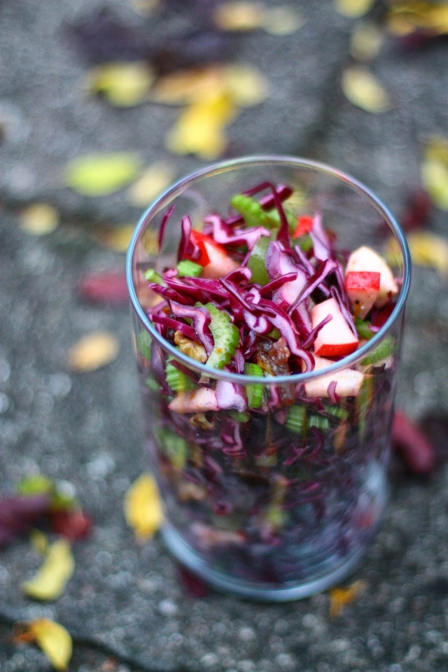 Rødkålssalat -  en anderledes og mere fyldig salat end den sædvanlige rødkålssalat