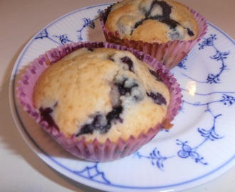 Blåbær Muffins