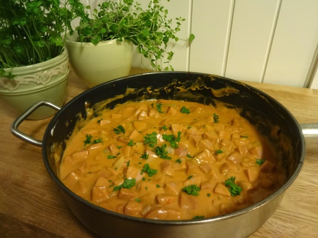 Biff Stroganoff av pølser ✿