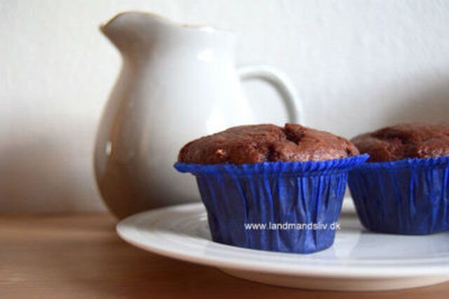 Nemme chokolade muffins