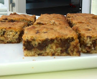 Blondies - hvid chokolade brownies