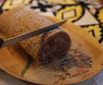 Chokolade/ Hindbær Roulade