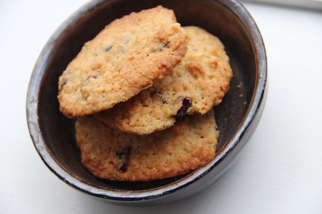 Cookies med Tranebær, Cashewnødder & Hvid Chokolade